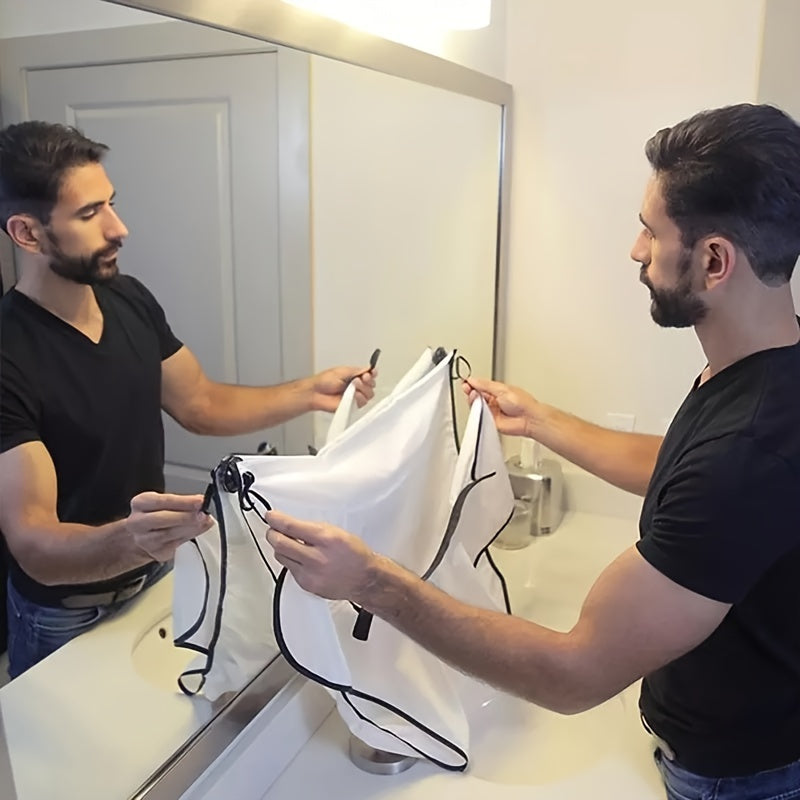 Beard Bib Apron, Beard Hair Catcher For Shaving And Trimming