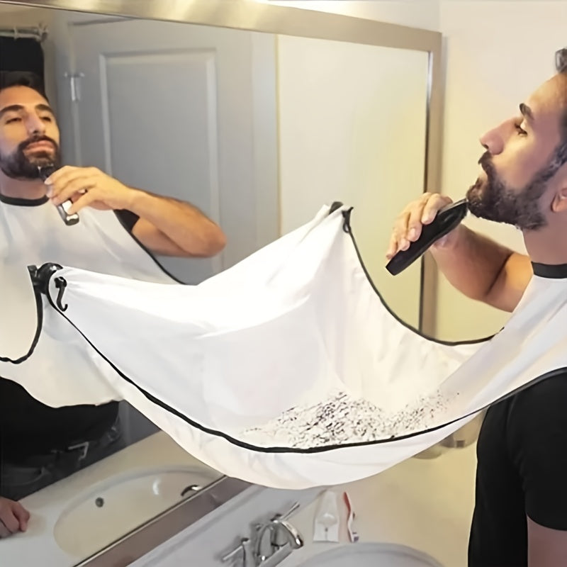 Beard Bib Apron, Beard Hair Catcher For Shaving And Trimming